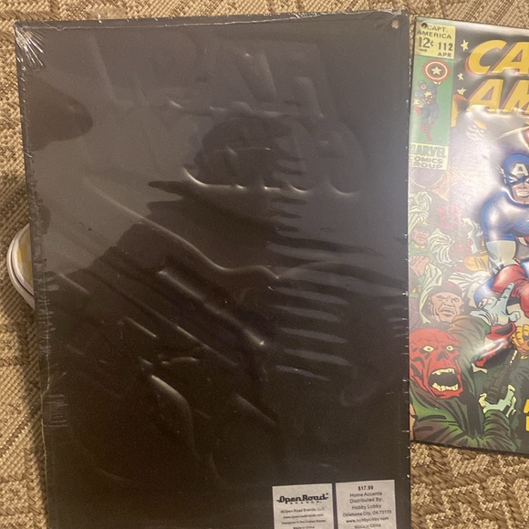Marvel Captain America & Flash Gordon embossed Tin Metal SIGNS comic book - Picture 6 of 16